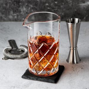Vaso Mezclador de <span class=keywords><strong>Bar</strong></span> sin Costuras de 20oz, Vaso de Cristal para Cocteles con Fondo Pesado - Product Image 3
