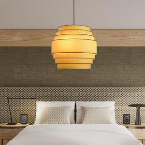 Lampe suspendue de style japonais faite à la main, base d'ampoule ronde E27, pour restaurant, salon de thé, salon, chambre à coucher, bureau - Product Image 2