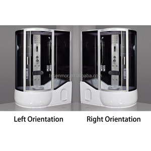 <span class=keywords><strong>Cabine</strong></span> <span class=keywords><strong>de</strong></span> <span class=keywords><strong>douche</strong></span> complète LED <span class=keywords><strong>de</strong></span> luxe à prix abordable <span class=keywords><strong>de</strong></span> l'usine <span class=keywords><strong>de</strong></span> Foshan avec baignoire, massage des pieds, vapeur et bain à remous pour hôtel - Product Image 2