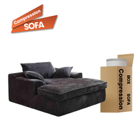 Canapé-lit Bubble Lazy compressé sous vide, ensemble de meubles modernes pour salon, design lounge, fauteuils inclinables individuels