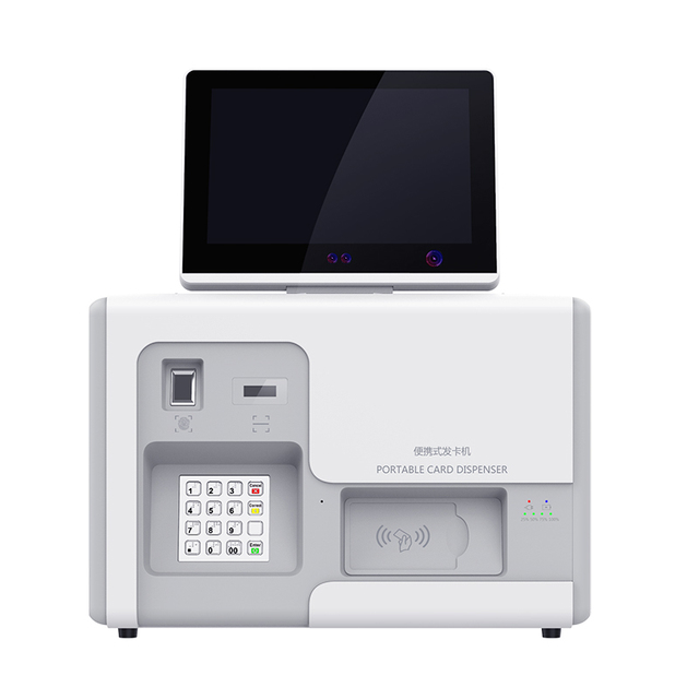 Factory High Quality Desktop Retransfer Dual-sided Card Printer Card Dispenser Function Windows/Android Compatible 1 Year