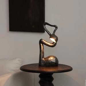 Vintage Table Lamp E27 LED Flexible Art Sculpture <b>Lighting</b> For Living Room Entryway <b>Decor</b> - Product Image 1