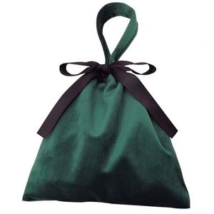 Sac de rangement à cordon en velours INS, organisateur portable pour bijoux, sous-vêtements, maquillage, idéal pour les voyages et le shopping en déplacement - Product Image 6