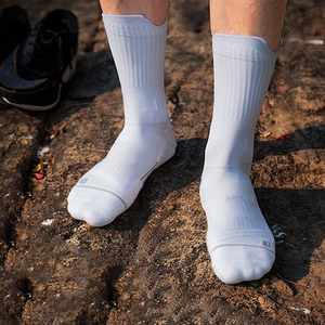 Tùy Chỉnh Chất Lượng Cao Trọng Lượng Nhẹ Chống Trượt Calcetin Deportivo Thể Thao Thoáng Khí Chạy Vớ Thời Trang Đồng Bằng Crew Thể Thao - Product Image 3