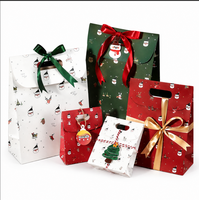 Sac cadeau de Noël haut de gamme, sac fourre-tout petit format, grande boîte de Noël, sac à bonbons, papier cadeau, petit sac