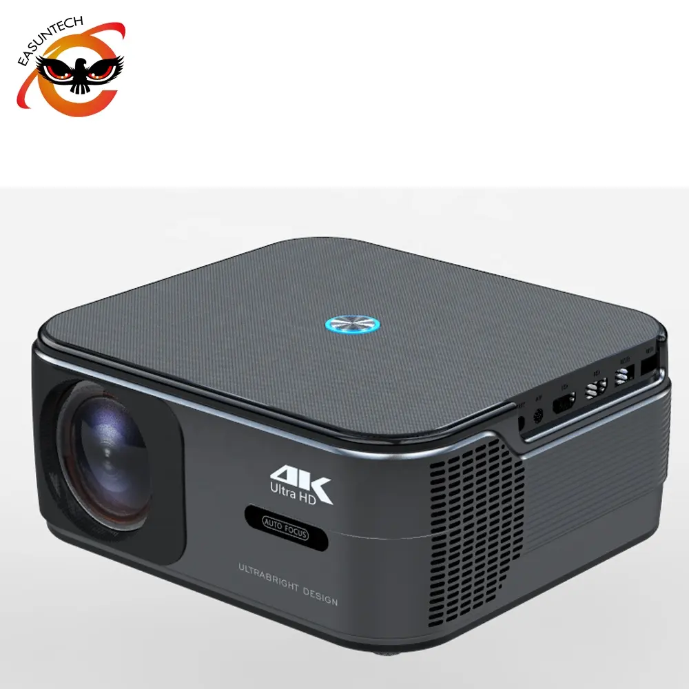 Easuntech Draagbare Slimme Projector Mobiele Telefoon Automatische Focus Projector Home Theater 1080P 8K 4K Automatische Focusseringsprojectoren