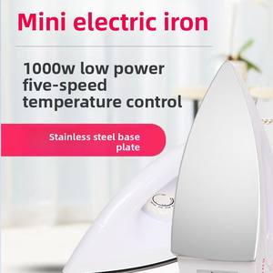 Petit fer à repasser électrique avec <span class=keywords><strong>plaque</strong></span> chauffante antiadhésive pour usage domestique, idéal pour le strass et la peinture, 1000W - Product Image 2