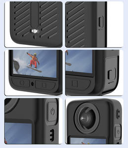 HONGDAK Coque en silicone au <span class=keywords><strong>prix</strong></span> le plus bas pour caméra DJI <span class=keywords><strong>OSMO</strong></span> 360, protection de corps avec capuchon d'objectif, accessoires de protection en caoutchouc silicone - Product Image 3