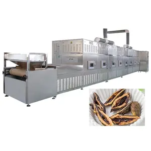 Máquina Industrial de secado de frutos secos, horno secador de túnel para microondas, Areca