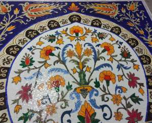 Intérieur en verre moderne Villa Design graphique tapis design Découpes Mosaïque Carreaux Art mural Peintures murales - Product Image 4