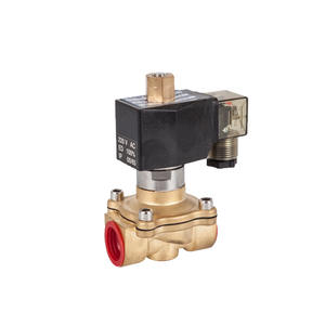 Manufacturer Directly Supplies Brass Waterproof Normally Open Two-Way <b>Solenoid</b> Valve 2W-200-20 Control Valve - Product Image 1