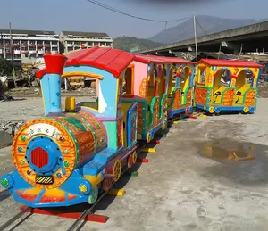 Children Outdoor Ride Trackless Train Amusement Park Kids Train