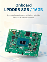 Carte mère PC 2,5 pouces avec processeur Intel N100/N150/N300, mémoire LPDDR5 8 Go/16 Go, 2 ports LAN, Mini DP, HD2.0, LVDS/EDP, sortie TYPE C