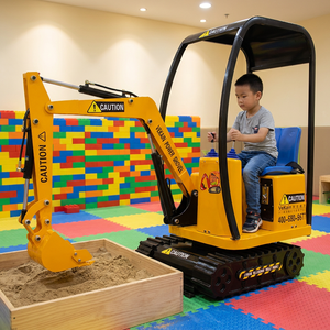Excavadora <span class=keywords><strong>Infantil</strong></span> VEKAIN WZD-4, Construcción Duradera de Acero y Fibra de Vidrio, Uso en Interiores para Jardines de Infancia, Áreas de Juego en el Hogar, Tierra/Arena - Product Image 3