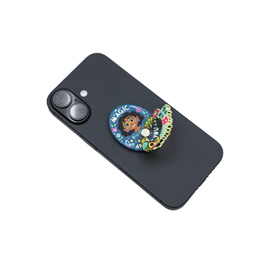 Soporte para Teléfono de Acrílico con Diseño de Dibujos Animados, Anime, IP, Chica Linda, Flores y Guirnalda, en Múltiples Materiales: Plástico, Metal y Esmalte Suave - Product Image 3