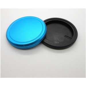 Capuchon en alliage d'aluminium anodisé noir sur mesure, usinage CNC, tournage, fraisage, pièces métalliques en acier inoxydable, composants de précision, fourniture - Product Image 1