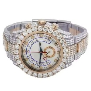 Reloj de Moda con Diamantes Cultivados en Laboratorio, Caja de Acero Inoxidable y Cuarzo, Esfera de 41 mm, Botón de Presión, Cierre Oculto, Edición Limitada para Reventa - Product Image 2