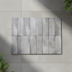 Azulejos <span class=keywords><strong>de</strong></span> Cerámica Retro en Tono Tierra, 62x189mm, Resistentes al Desgaste, <span class=keywords><strong>Ladrillo</strong></span> Artesanal en Tiras <span class=keywords><strong>para</strong></span> Paredes Interiores <span class=keywords><strong>de</strong></span> Villas, Duchas y Pisos - Product Image 3