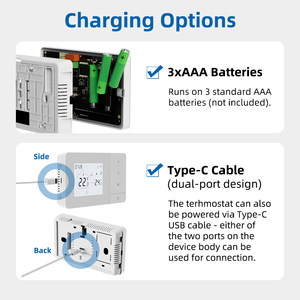 Beok tuya ZigBee điều khiển từ xa pin điện phòng nhiệt cho nồi hơi hệ thống sưởi ấm - Product Image 4