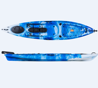 Kayak de pêche en plastique LLDPE rotomoulé de 10 pieds, prix compétitif, haute qualité, pour 1 personne, vente en gros