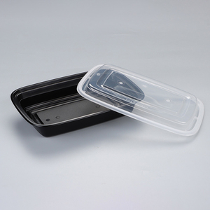 Contenedor de comida biodegradable ligero <span class=keywords><strong>rectangular</strong></span> de 24 oz, caja Bento desechable para alimentos, un contenedor de almacenamiento para alimentos - Product Image 3