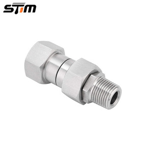 Stim Stainless Steel 3/8 Connector For High <b>Pressure</b> <b>Washer</b> Water Gun <b>Hose</b> 4500Psi - Product Image 1