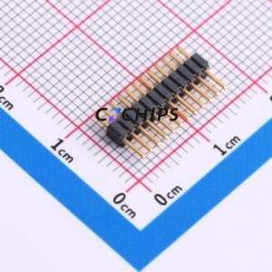 TMS-112-02-G-S Pin Header Through hole Component (THT),P=1.27mm Connector 1.27mm Through Hole Single Row 12P - Product Image 1