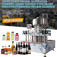 Machine de remplissage automatique de vin liquide à pression négative de bureau avec convoyeur pour machine de remplissage de spiritueux et remplisseur d'eau