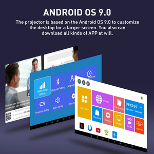 <span class=keywords><strong>Mini</strong></span> Proyector 3D DLP 2026 MAX P09 <span class=keywords><strong>II</strong></span>, Inteligente, Android, WIFI, Airplay, Portátil, con Batería Integrada, Ideal para Viajes y Regalos - Product Image 2