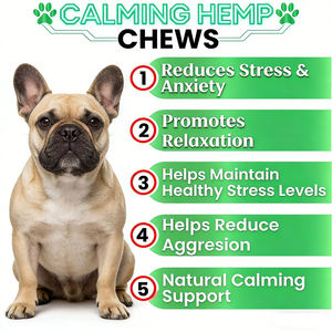 Integratori Calmanti per Cani OEM/ODM, Supplemento Avanzato alla Canapa per Ansia e Stress, Integratori per la Salute degli Animali Domestici - Product Image 2