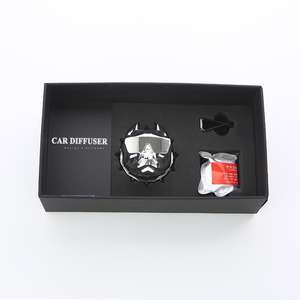 Ambientador de aire para coche con forma de bullydog americano, caja personalizada con diferentes aromas y clip de ventilación - Product Image 5