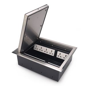 Caja de Conexiones Eléctrica de Acero Inoxidable 304 IP66 con Tapa Plana Resistente para Pisos Elevados y de Hormigón - Product Image 5