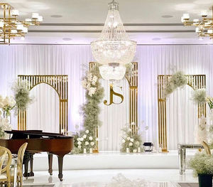 Factory Hot Selling Detachable Stainless Steel square <b>Arch</b> Background for <b>Decorating</b> Wedding Party Event Scenes - Product Image 4