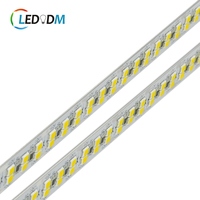 Haute luminosité dur LED bande lumineuse 12V/24V 6000K aluminium RF4 PCB pour armoire barre affichage signalisation éclairage 240LED/M