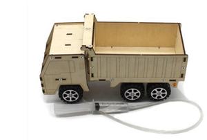 Autocarro con cassone ribaltabile n. 1 durante l'apprendimento e il gioco creativo idraulico scienza/educazione macchinina assemblaggio manuale fai da te - Product Image 6