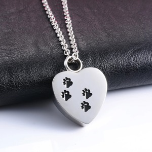 Collier pendentif urne pour chien en acier inoxydable avec conteneur pour cendres, bijou commémoratif, accessoires de crémation, cadeau - Product Image 5