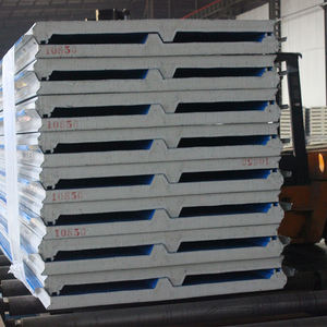 Panneau sandwich PIR en acier, installation à vis invisibles, chambre froide, atelier, élevage de volailles, poulailler, mur, <span class=keywords><strong>toit</strong></span>, résistant au feu - Product Image 2