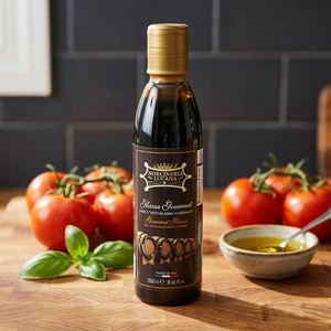 BALSAMIC VINEGAR GLAZE for Made in Italy GOURMET PROFESSIONAL Liquid Bulk 250ml <b>Bottle</b> - Product Image 3