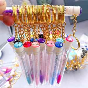 Cepillo de Pestañas de Lujo con Tubo, Cepillo de Pestañas de Cristal Brillante de Alta Calidad con Diseño Personalizado, Soporte Desechable para Limpiar Cepillos de Pestañas - Product Image 1