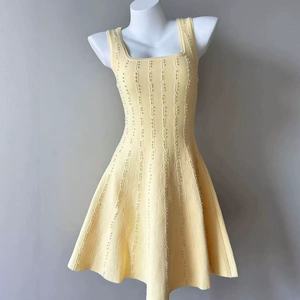Vestido de Punto Rojo con Cuentas y Cuello Cuadrado para Mujer, Vestido Sexy Ajustado a la Cintura para Fiestas de <span class=keywords><strong>Navidad</strong></span> y Año Nuevo - Product Image 5