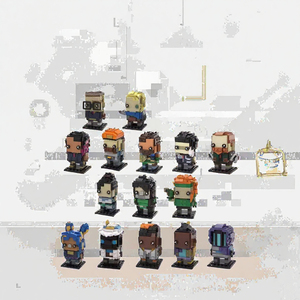 Ensemble de figurines de construction MOC DIY en plastique, jouet de construction à assembler, modèle à exposer, cadeau pour activités promotionnelles - Product Image 3