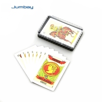 Conception personnalisée Jeu de table de poker espagnol 50 cartes à jouer en plastique