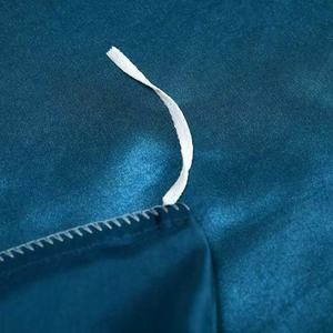 Factory Sale Abrasion-Resistant <strong>Royal</strong> <strong>Blue</strong> Cloud Satin 100% Polyester Sheet &amp; Pillowcase Sets for Durable All-Season <strong>Bedding</strong> - Product Image 6