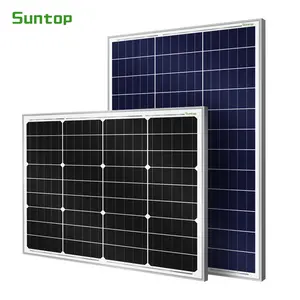 5 부스 바 모노 PV 태양 전지 모듈 태양 전지 패널 12V 30 와트 40 W 50 와트