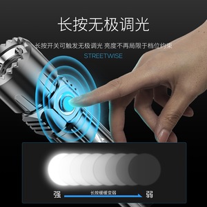 Linterna Bidireccional Smiling Shark SD-5513 de 3000mAh LED para Exteriores - Product Image 4