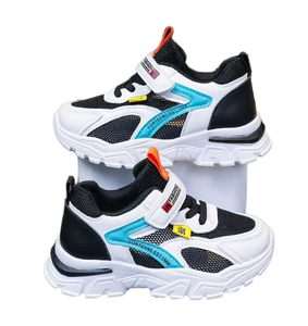 รองเท้าวิ่งเด็กผู้หญิง ฤดูใบไม้ผลิ/ฤดูร้อน ฤดูใบไม้ร่วง พื้นนุ่ม ระบายอากาศได้ดี ผ้าตาข่าย หนัง ผูกเชือก พื้นรองเท้า <span class=keywords><strong>EVA</strong></span> สีชมพู - Product Image 5