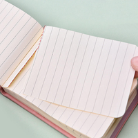 Venta al por mayor personalizado mini cuaderno lindo A7 Oficina escuela dibujo de línea perforada escritura a mano regalos al por mayor
