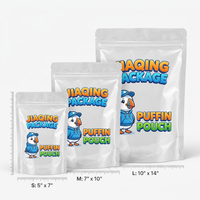 Sacs d'emballage personnalisés sur mesure avec impression de logo pour bonbons, chewing-gums, aliments en conserve, aliments pour bébés - BOPP/AL/PE
