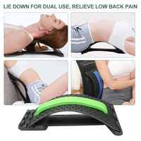 Appareil de Massage Soutien Lombaire Correcteur de Posture Soulagement Douleur Bas du Dos Masseur Étireur Dorsal pour le Corps et la Taille