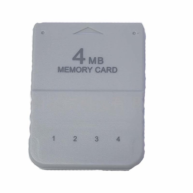 For PS1 4MB Memory Card - Original Bare Console Storage for PlayStation 1